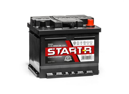 Akumulator START-R S/EM 555 R 55 Ah / 460 A / L1