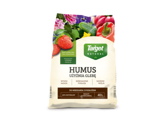 Humus użyźnia glebę 40 l Target