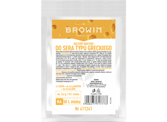 Kultury bakteryjne do sera typu greckiego