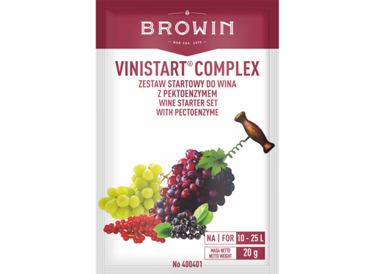 Vinistart Complex zestaw startowy do wina 20 g