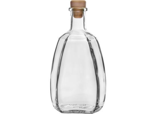 Butelka Bankietowa 500 ml biała korek syntetyczny