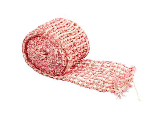 Siatka wędliniarska 18 cm (220C) guma czerwona / kremowa