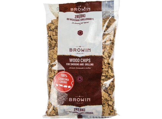 Zrębki do wędzarni i grilla czereśnia 450 g KL10 grube