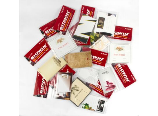Etykiety na wino domowe 93 x 84 mm samoprzylepne 20 sztuk