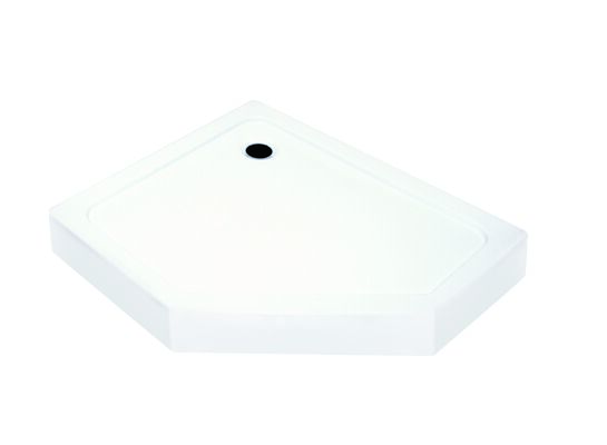 Brodzik do kabiny lewy GLASGOW 100 x 80 cm