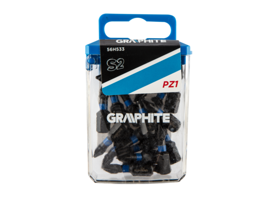 Bity udarowe PZ1 x 25 mm 20 szt. GRAPHITE