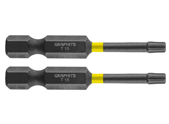 Bity udarowe TX15 x 50 mm 2 szt. GRAPHITE