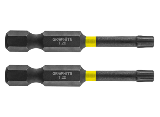 Bity udarowe TX20 x 50 mm 2 szt. GRAPHITE