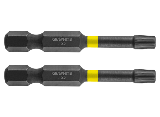 Bity udarowe TX25 x 50 mm 2 szt. GRAPHITE