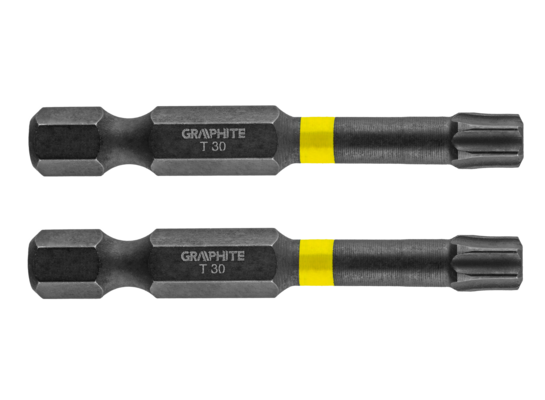 Bity udarowe TX30 x 50 mm 2 szt. GRAPHITE