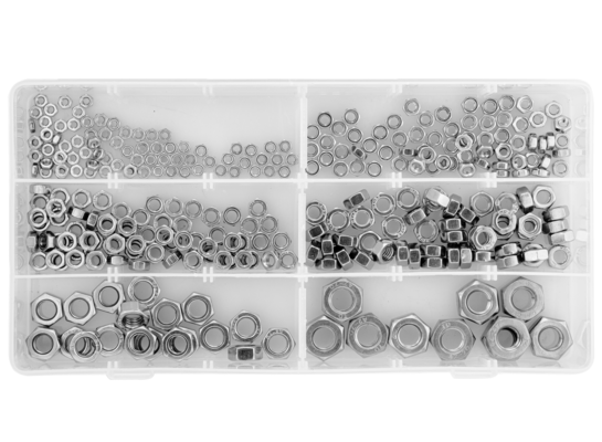 Nakrętki nierdzewne 300 sztuk