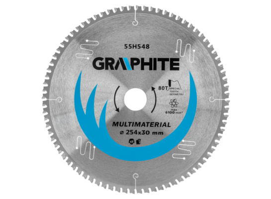 Tarcza do pilarki widiowa 254 x 30 mm 80 Zębów Uniwersalna