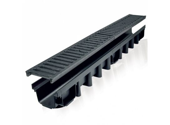 Kanał z kratą żeliwną system 1000 x 98 C250 100 x 13,1 x 9,8 cm MAXPOL