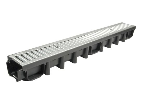 Kanał z kratą stal System 1000 x 98 A15 100 x 13,1 x 9,8 cm MAXPOL