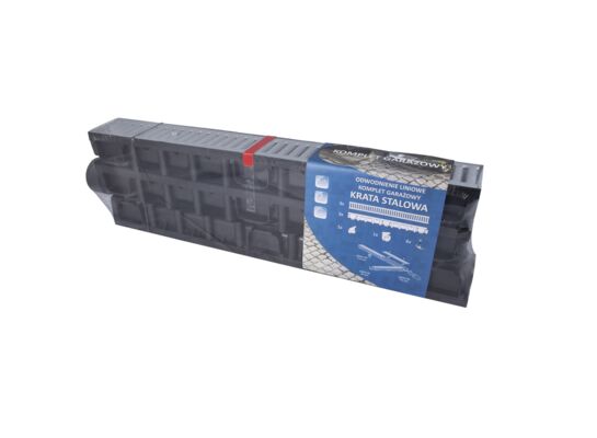 Odwodnienie komplet z kratą stal A15 3M 100 x 13,1 x 9,8 cm MAXPOL
