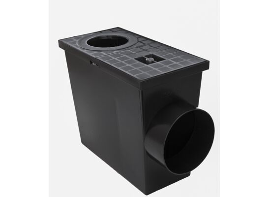 Studzienka z pokrywą grafit 260 x 135 x 220 mm MAXPOL