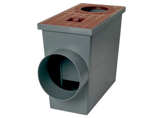 Studzienka z pokrywą brąz 260 x 135 x 220 mm MAXPOL