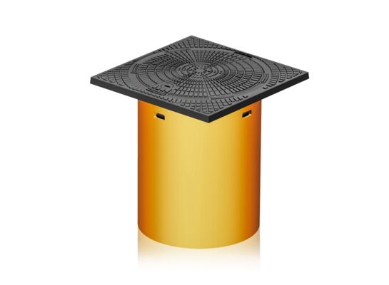 Zwieńczenie studzienki z pokrywą 500 A15 56 x 56 x 55 cm MAXPOL