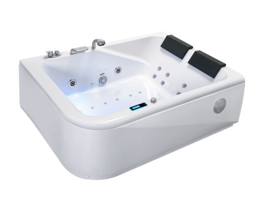 Wanna z hydromasażem 170 x 120 cm prawa Kerra