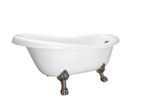 Wanna akrylowa wolnostojąca retro Empire 170 cm biała Kerra