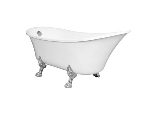 Wanna akrylowa wolnostojąca retro 162 cm biała Kerra