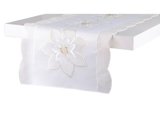 Bieżnik Cream 35x175 cm