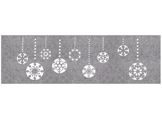 Bieżnik filcowy Bombka 30 x 100 cm