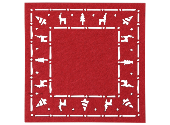 Podkładka pod kubek filcowa Chojna 10 x 10 cm