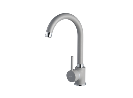 Bateria zlewozmywakowa YORK stojąca z wylewką "U" dior gray Miló