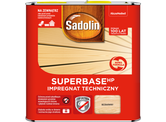 Impregnat SUPERBASE HP 2,5 l Sadolin