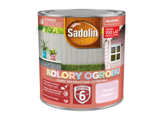Farba dekoracyjno-ochronna Kolory Ogrodu Ogrody Magnolii 2,5 l Sadolin