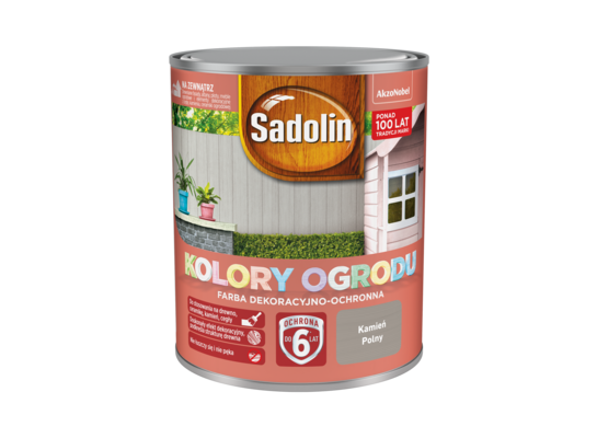 Farba dekoracyjno-ochronna Kolory Ogrodu Kamień Polny 0,7 l Sadolin