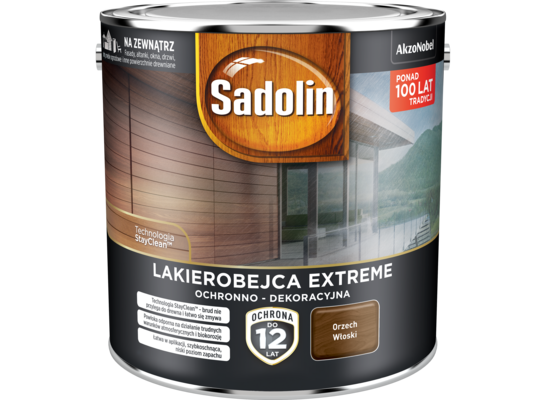 Lakierobejca EXTREME Orzech Włoski 2,5 l Sadolin