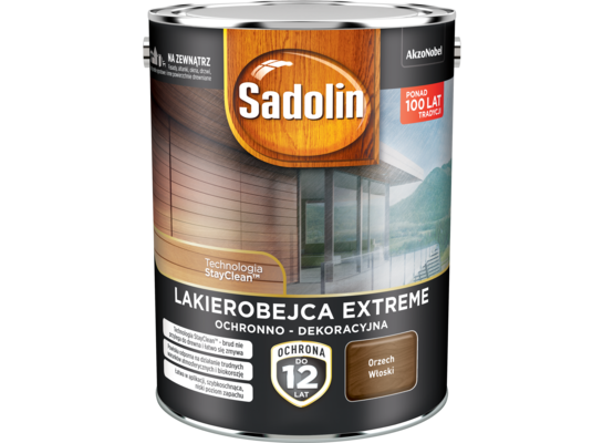 Lakierobejca EXTREME Orzech włoski 4,5 l Sadolin