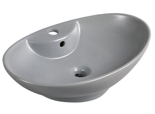 Umywalka nablatowa szary półmat KR-139 GR Kerra