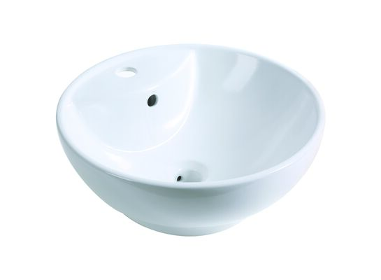 Umywalka nablatowa ø45cm biały półmat KR-191 WH Kerra