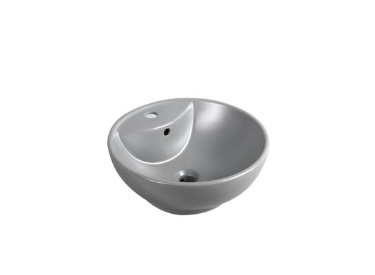 Umywalka nablatowa ø45cm szary półmat KR-191 GR Kerra