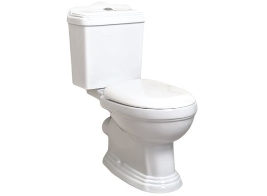 WC kompakt Retro deska biała Kerra