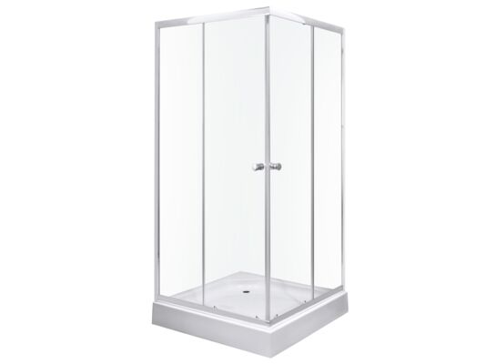 Kabina natryskowa Olga 80 kwadratowa z brodzikiem 80 x 80 x 195 cm Kerra