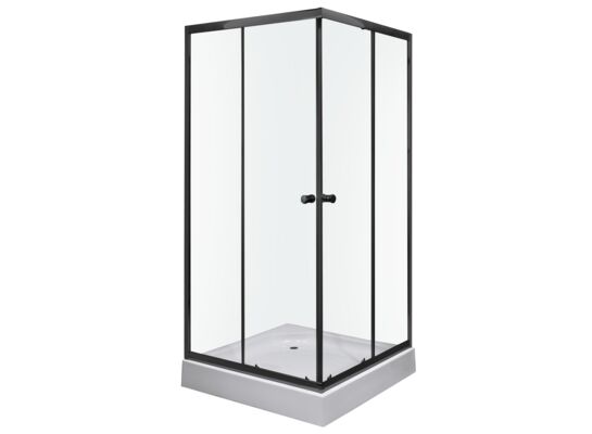 Kabina natryskowa Olga 80 kwadratowa z brodzikiem 80 x 80 x 195 cm Kerra