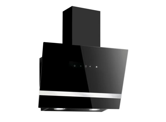 Okap kuchenny kominowy Flavio czarny