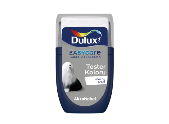 Farba Dulux EasyCare Kuchnia i Łazienka tester – mocny grafit