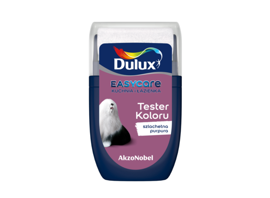 Farba Dulux EasyCare Kuchnia i Łazienka tester – szlachetna purpura