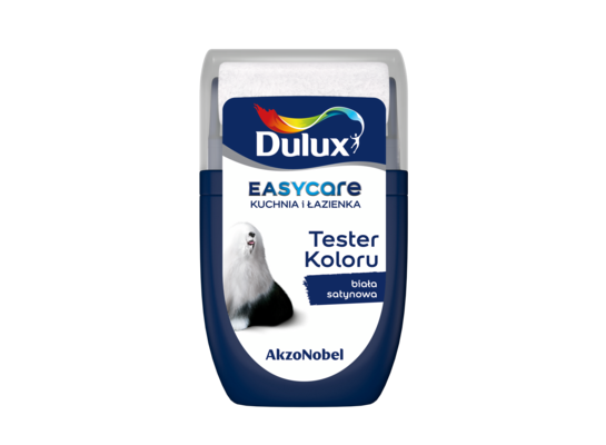 Farba Dulux EasyCare Kuchnia i Łazienka tester – biały satynowy