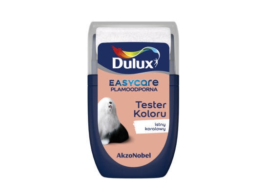 Farba lateksowa Dulux EasyCare tester – istny koralowy