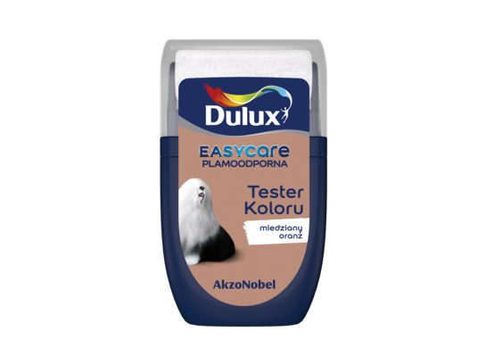 Farba lateksowa Dulux EasyCare tester – miedziany oranż