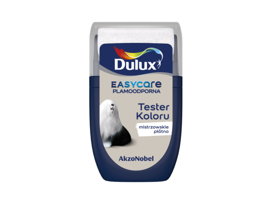 Farba lateksowa Dulux EasyCare tester – mistrzowskie płótno