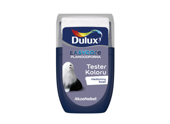 Farba lateksowa Dulux EasyCare tester – niezłomny fiolet