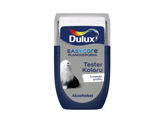 Farba lateksowa Dulux EasyCare tester – trwałość grafitu