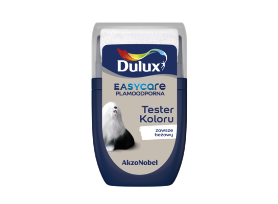 Farba lateksowa Dulux EasyCare tester – zawsze beżowy